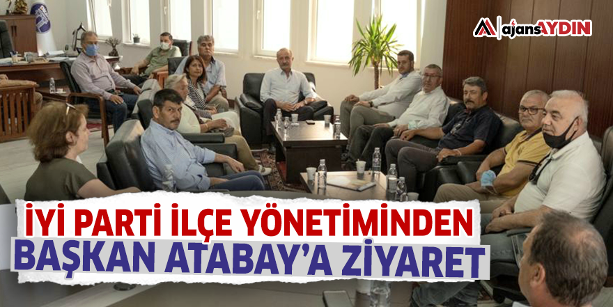İyi Parti İlçe Yönetiminden Başkan Atabay'a ziyaret