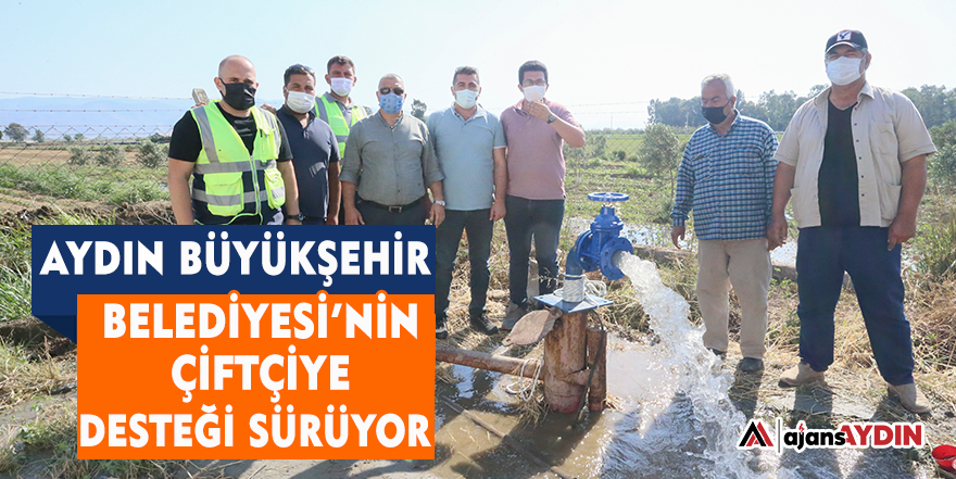 Aydın Büyükşehir Belediyesi’nin çiftçiye desteği sürüyor