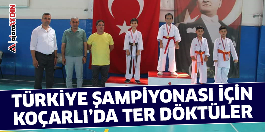 Türkiye Şampiyonası için Koçarlı'da ter döktüler