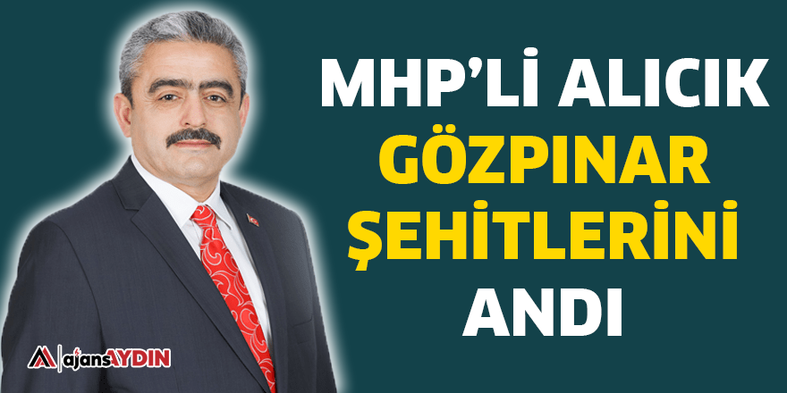 MHP'li Alıcık Gözpınar Şehitlerini andı