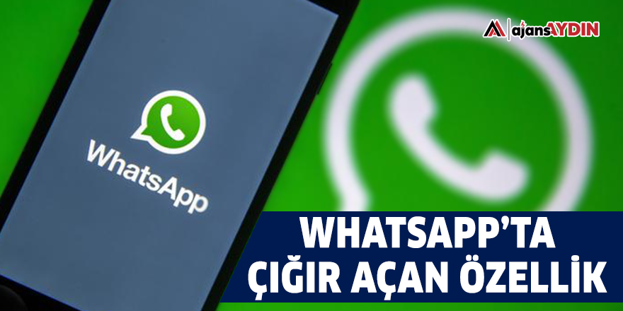 WhatsApp'ta çığır açan özellik