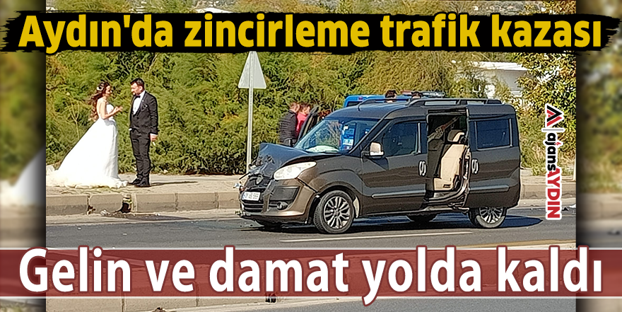 Aydın'da zincirleme trafik kazası
