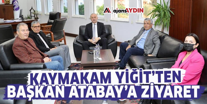 Kaymakam Yiğit'ten Başkan Atabay'a ziyaret