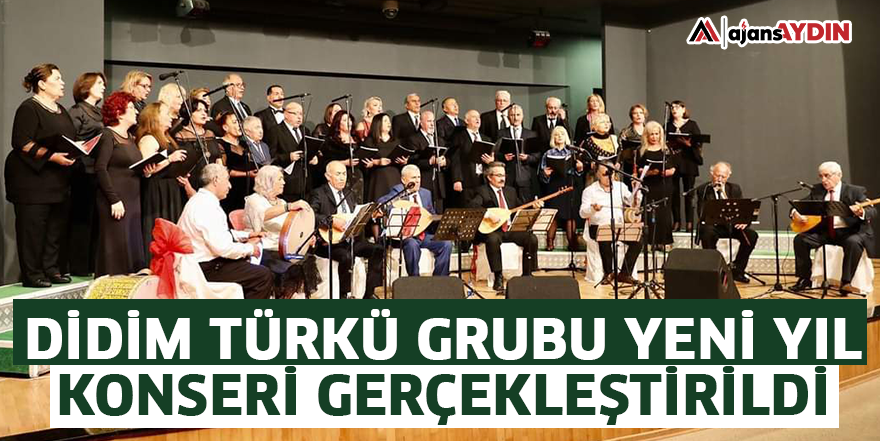 Didim Türkü Grubu Yeni Yıl Konseri Gerçekleştirildi