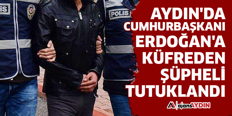 Aydın'da Cumhurbaşkanı Erdoğan'a küfreden şüpheli tutuklandı