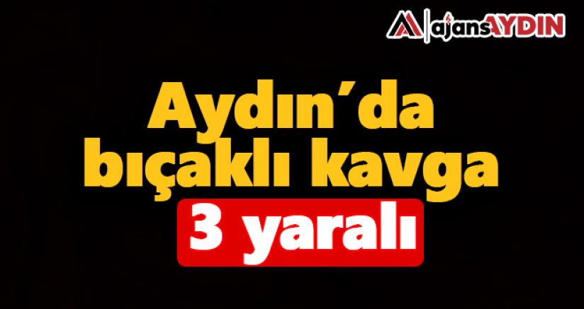 Aydın'da Bıçaklı Kavga 3 yaralı