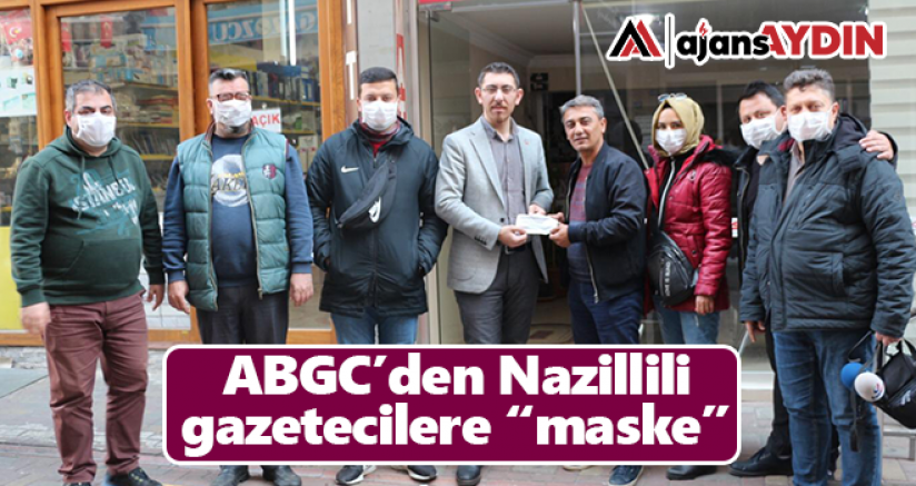 ABGC'den Nazillili gazetecilere maske