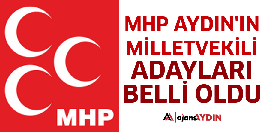 MHP Aydın'ın milletvekili adayları belli oldu