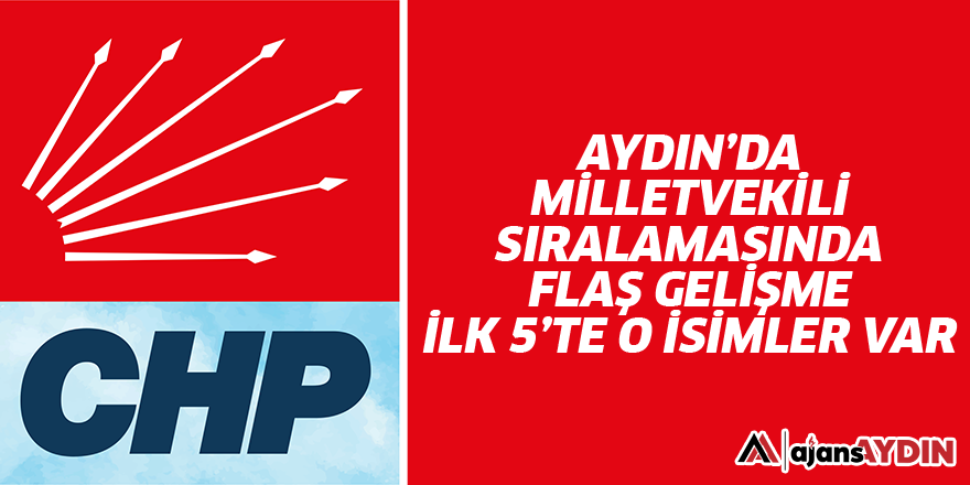 CHP Aydın'da flaş gelişme