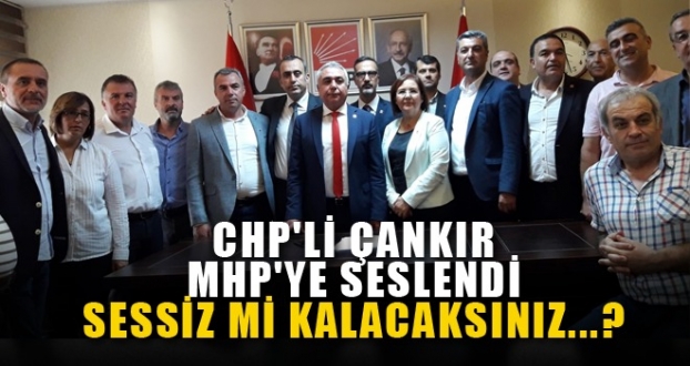 CHP'Lİ ÇANKIR MHP'YE SESLENDİ
