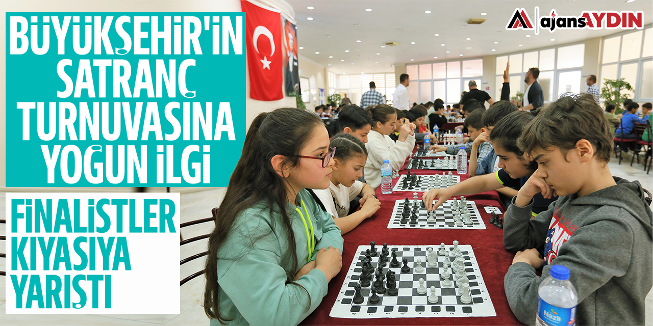 Büyükşehir'in satranç turnuvasına yoğun ilgi