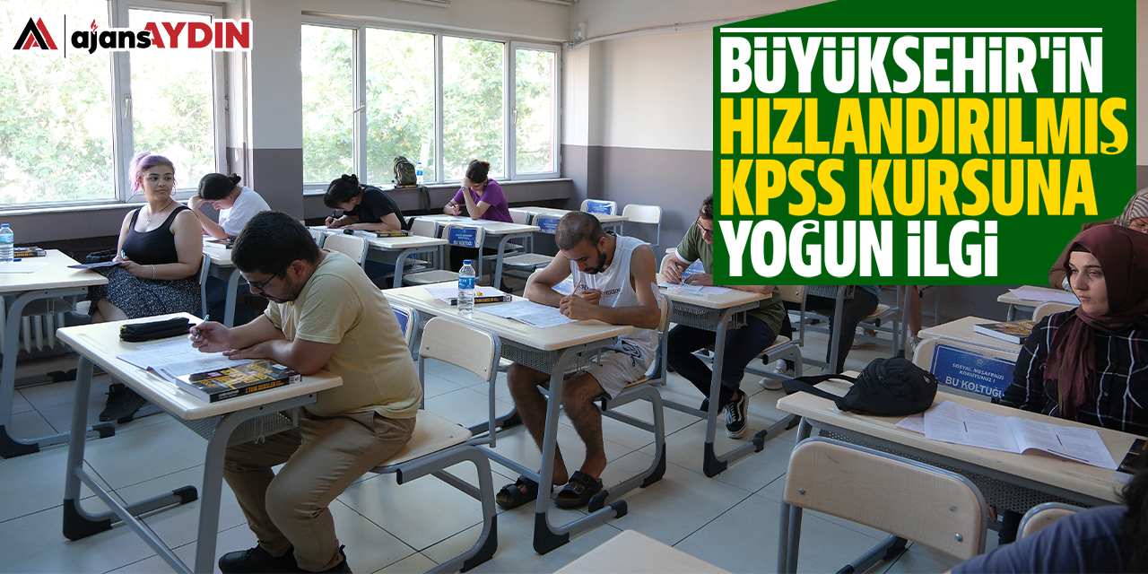Büyükşehir'in hızlandırılmış KPSS kursuna yoğun ilgi