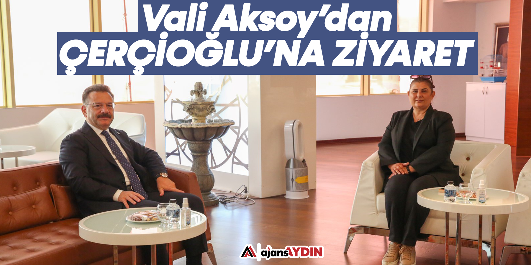 Vali Aksoy'dan Başkan Çerçioğluna ziyaret