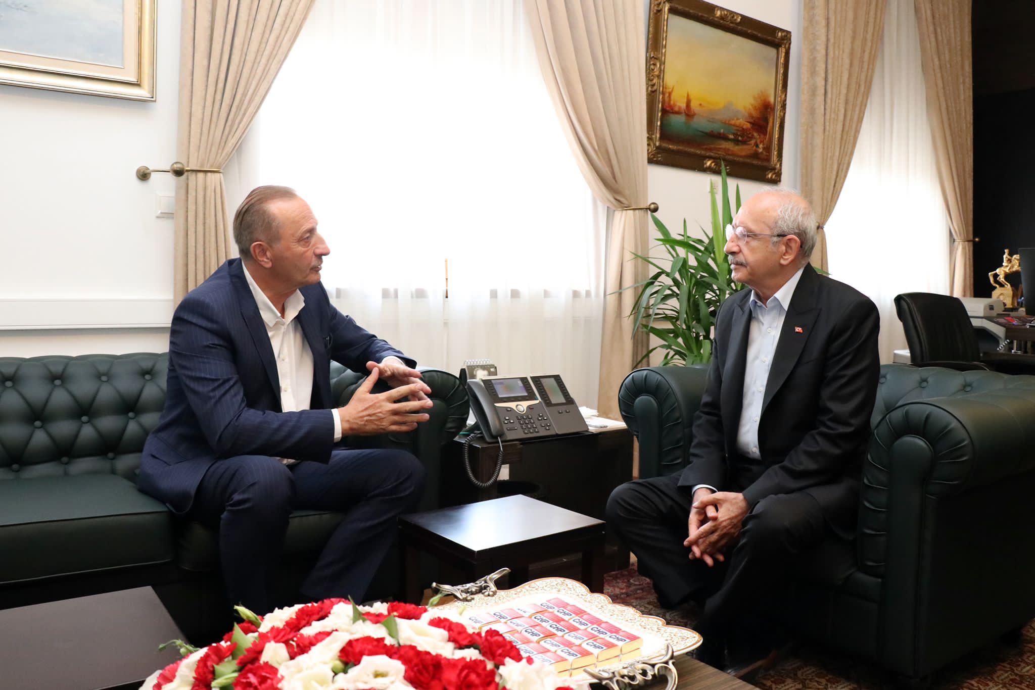 Başkan Atabay'dan CHP Lideri Kılıçdaroğlu'na ziyaret