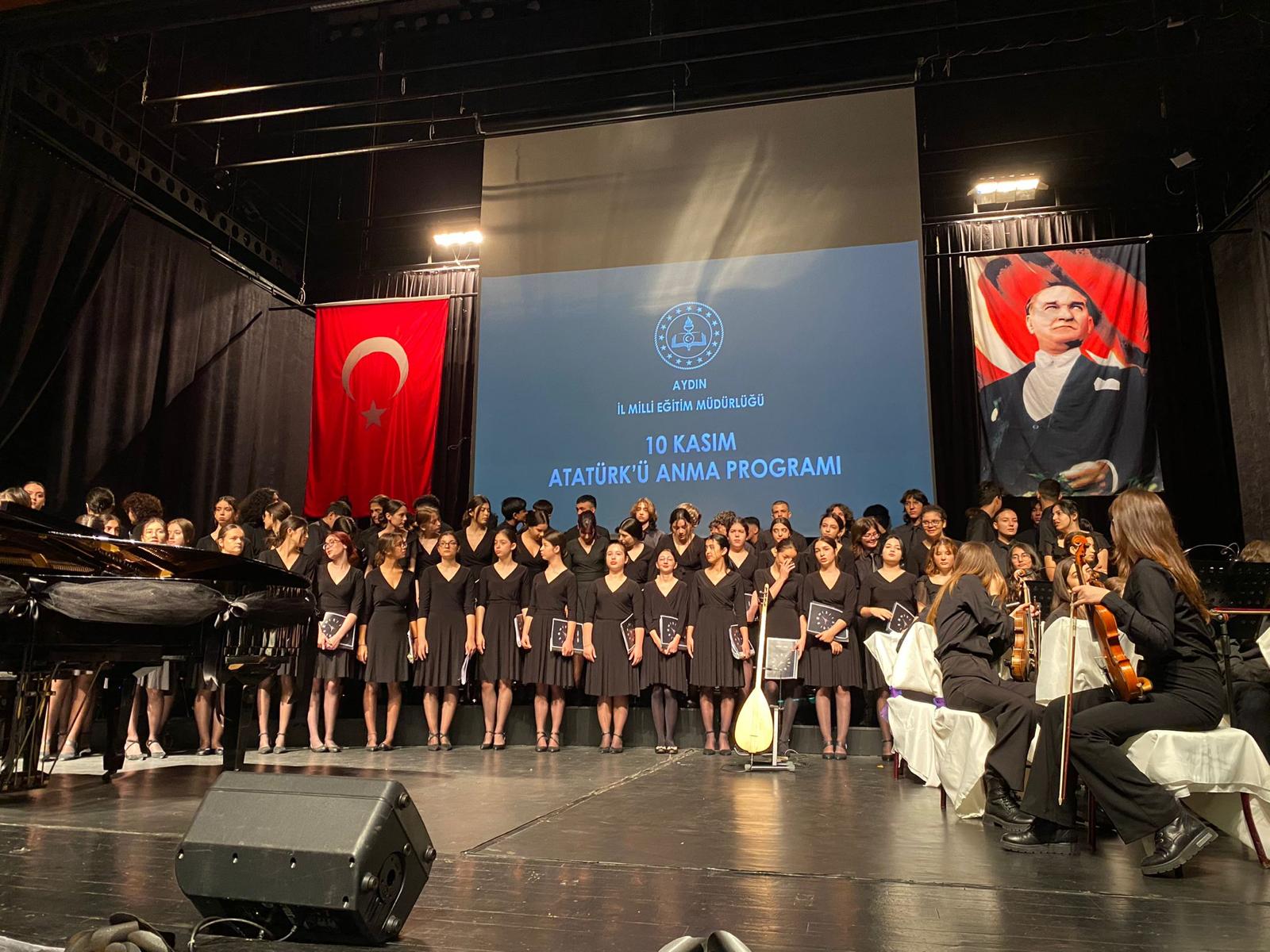 Aydın’da 10 Kasım Atatürk’ü Anma Töreni gerçekleştirildi