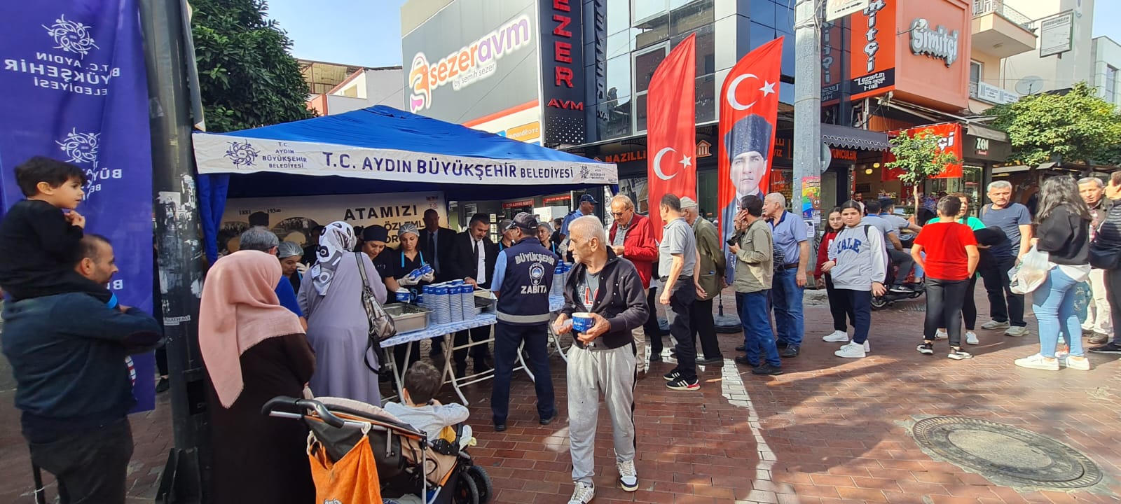 Aydın Büyükşehir Belediyesi Mustafa Kemal Atatürk için hayır gerçekleştirdi