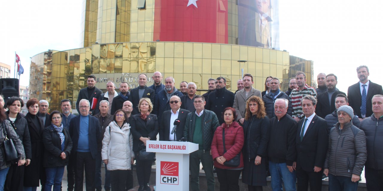 CHP Aydın'dan 12 şehit için eş zamanlı açıklama