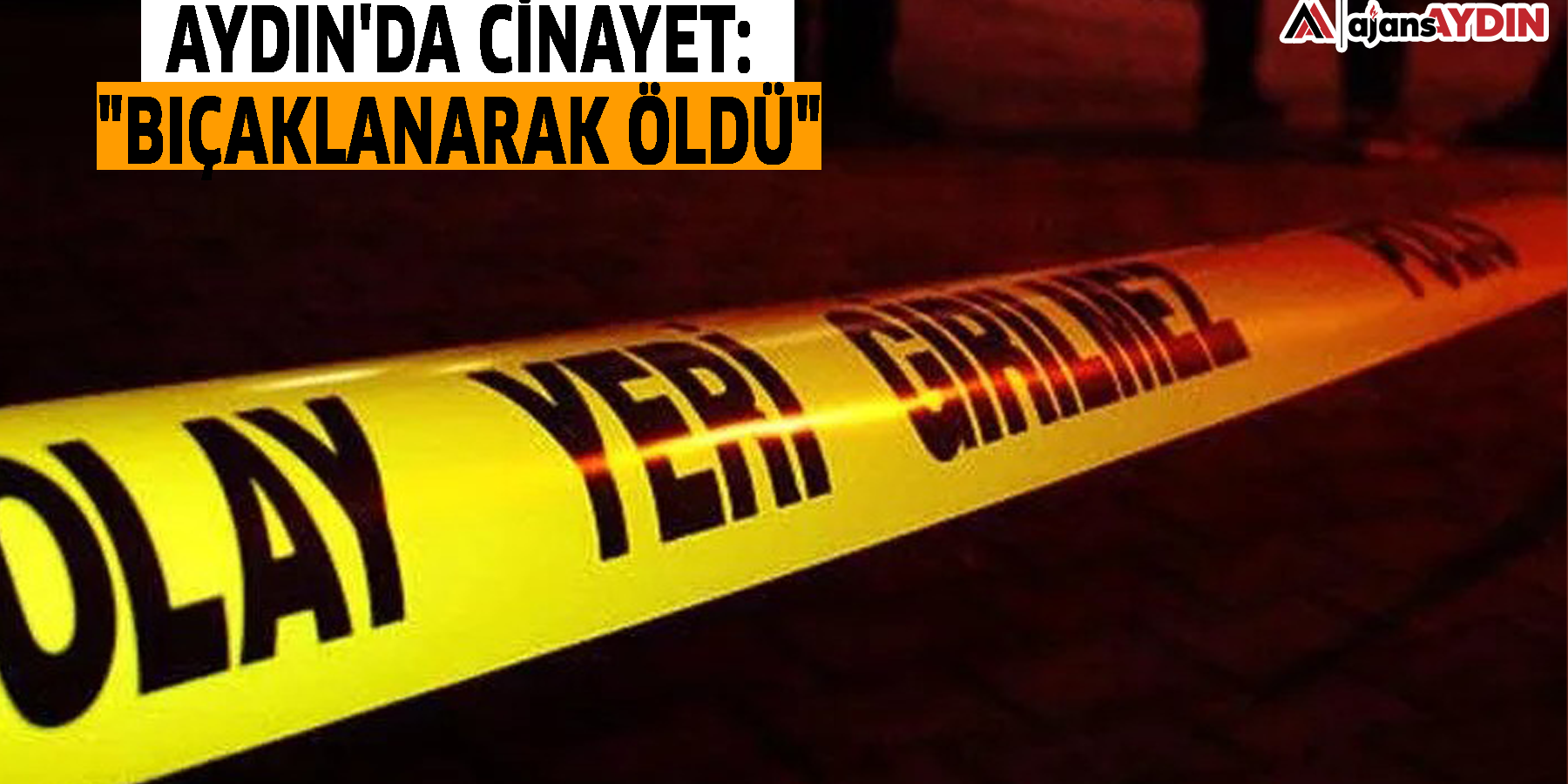 Aydın'da cinayet: "Bıçaklanarak öldü"