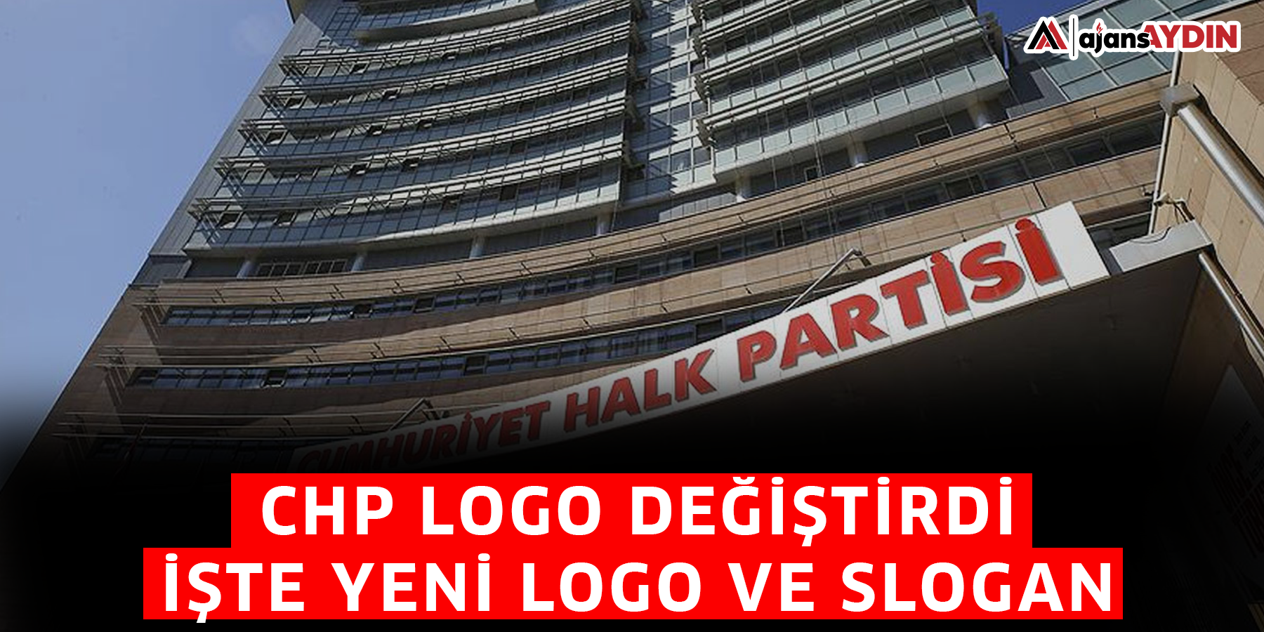 CHP logo değiştirdi. İşte yeni logo ve slogan