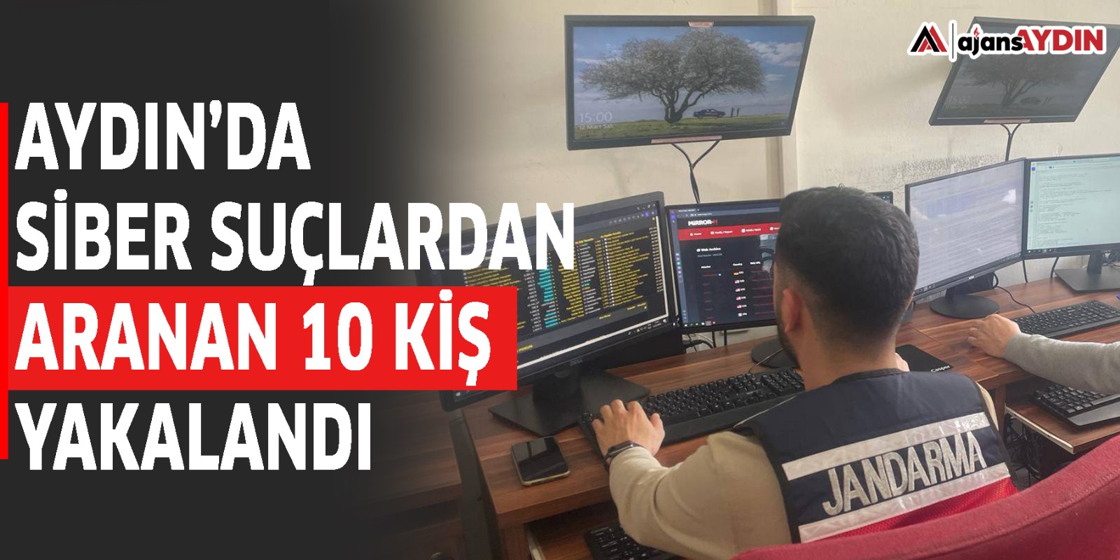 Aydın’da siber suçlardan aranan 10 kişi yakalandı