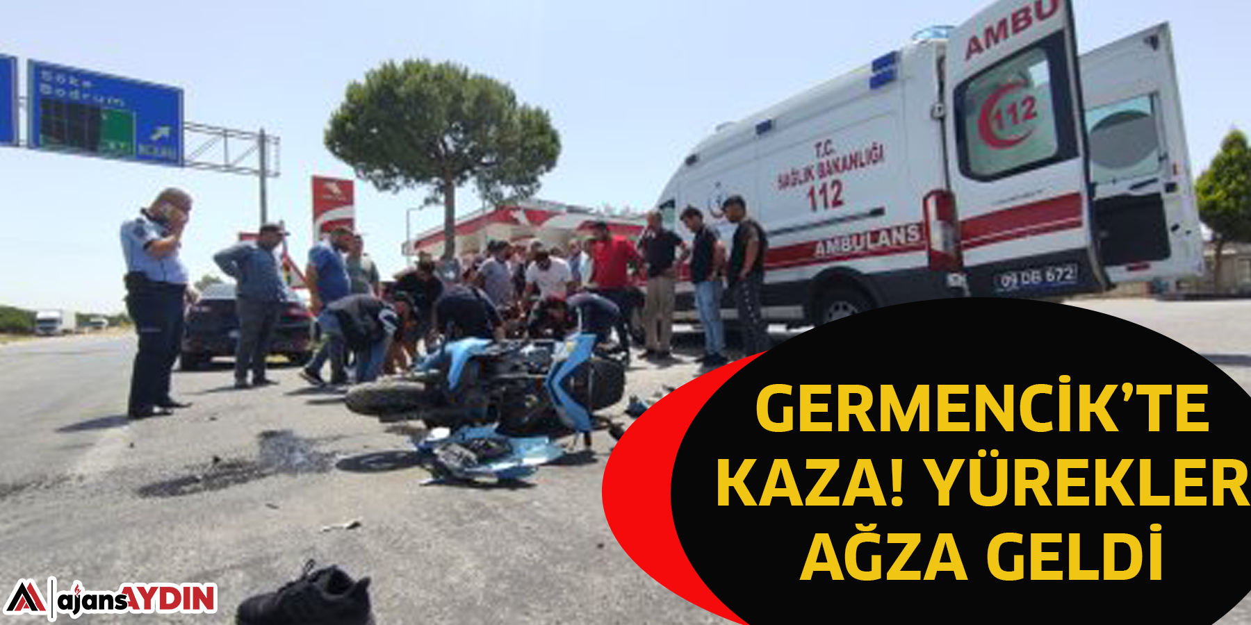 Germencik’te kaza! Yürekler ağza geldi