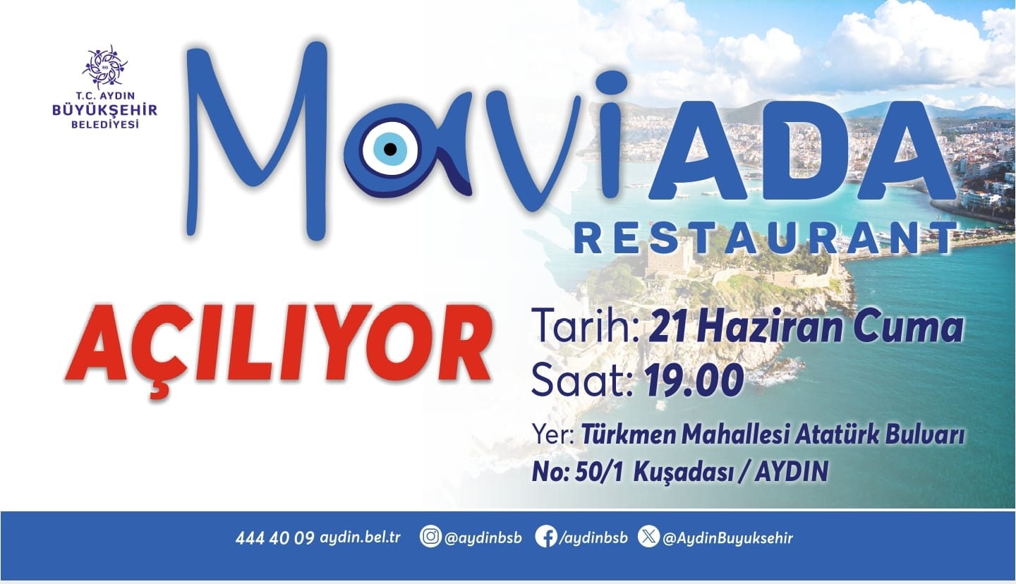 MAVİ ADA RESTAURANT KAPILARINI AÇIYOR