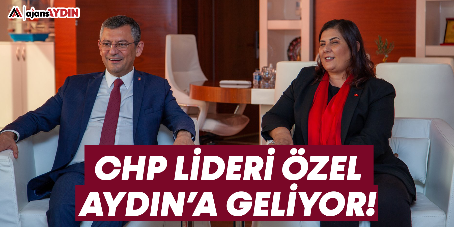 CHP Lideri Özel Aydın'a geliyor