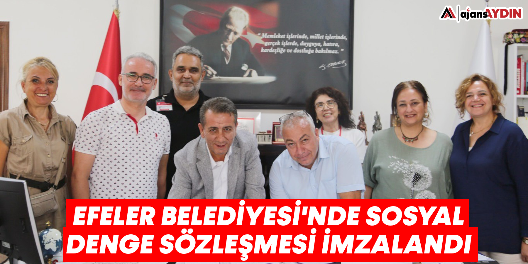 Efeler'de sosyal denge sözleşmesi imzalandı