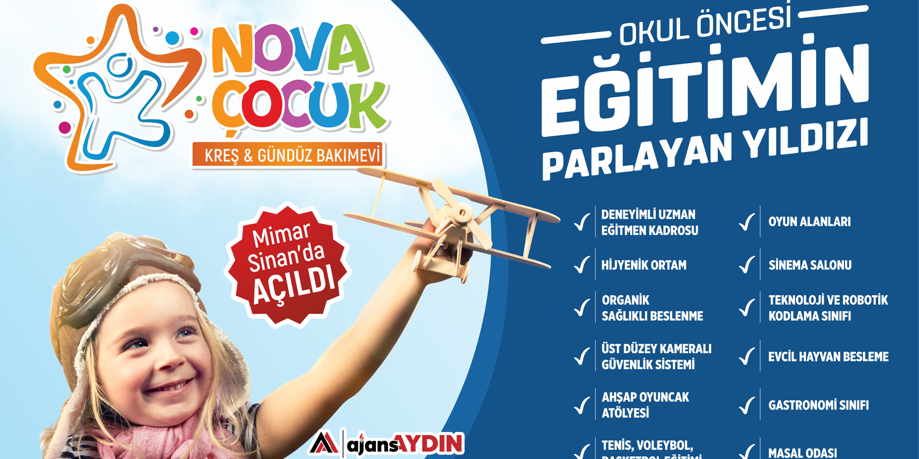 NOVA ÇOCUK EĞİTİM DÜNYASINDA FARK YARATMAYA GELİYOR