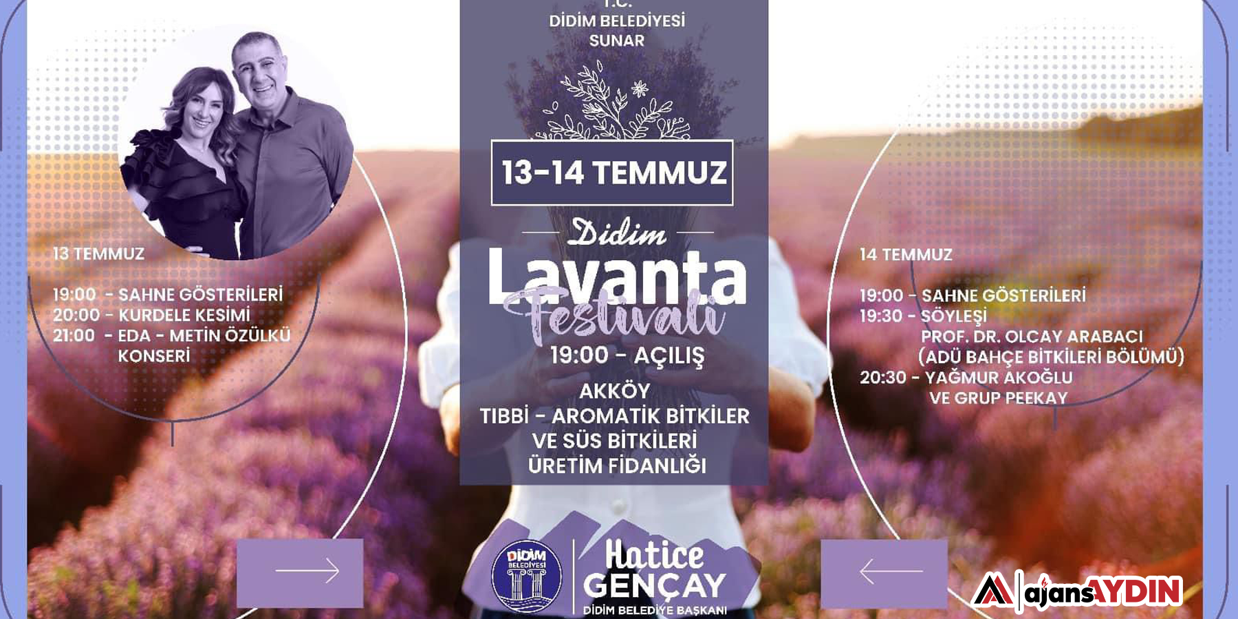 DİDİM LAVANTA FESTİVALİ’NE SAYILI GÜNLER KALDI