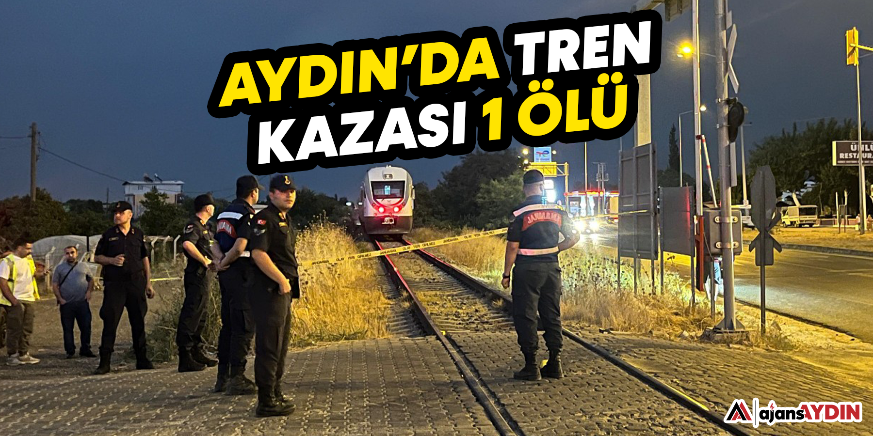 Aydın'da tren kazası 1 ölü