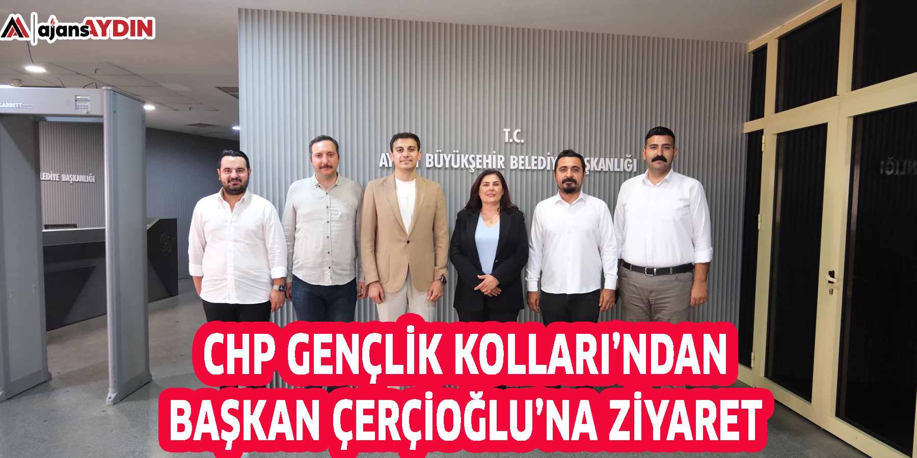 CHP GENÇLİK KOLLARI’NDAN BAŞKAN ÇERÇİOĞLU’NA ZİYARET