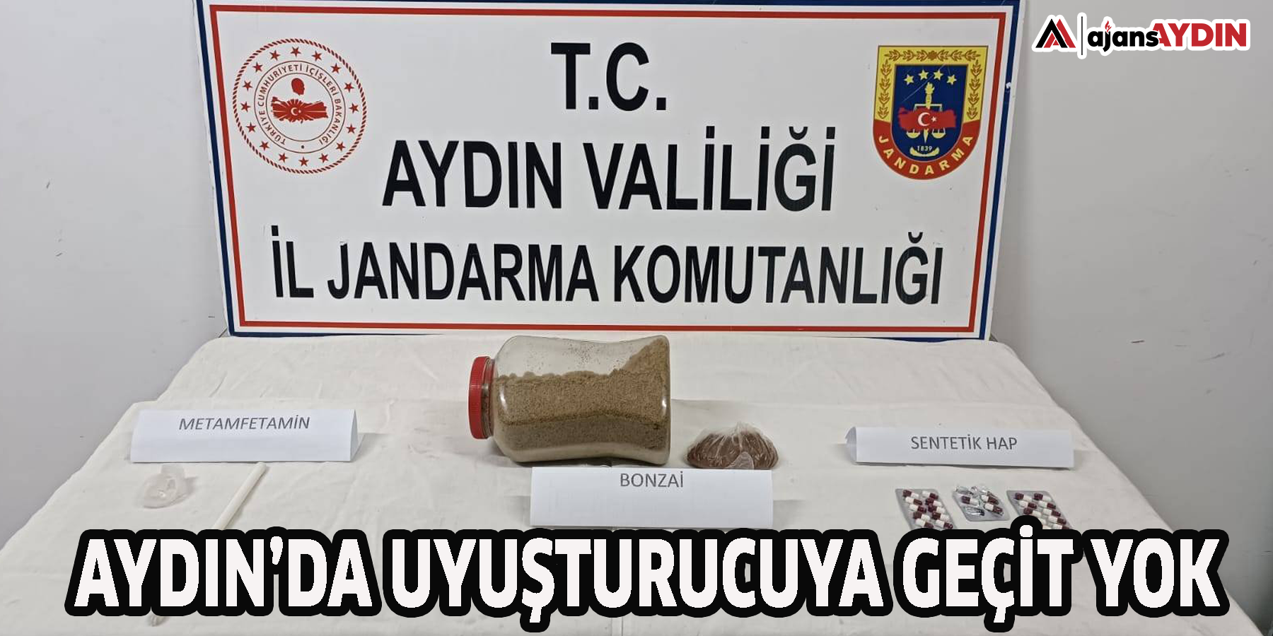 Aydın’da uyuşturucuya geçit yok