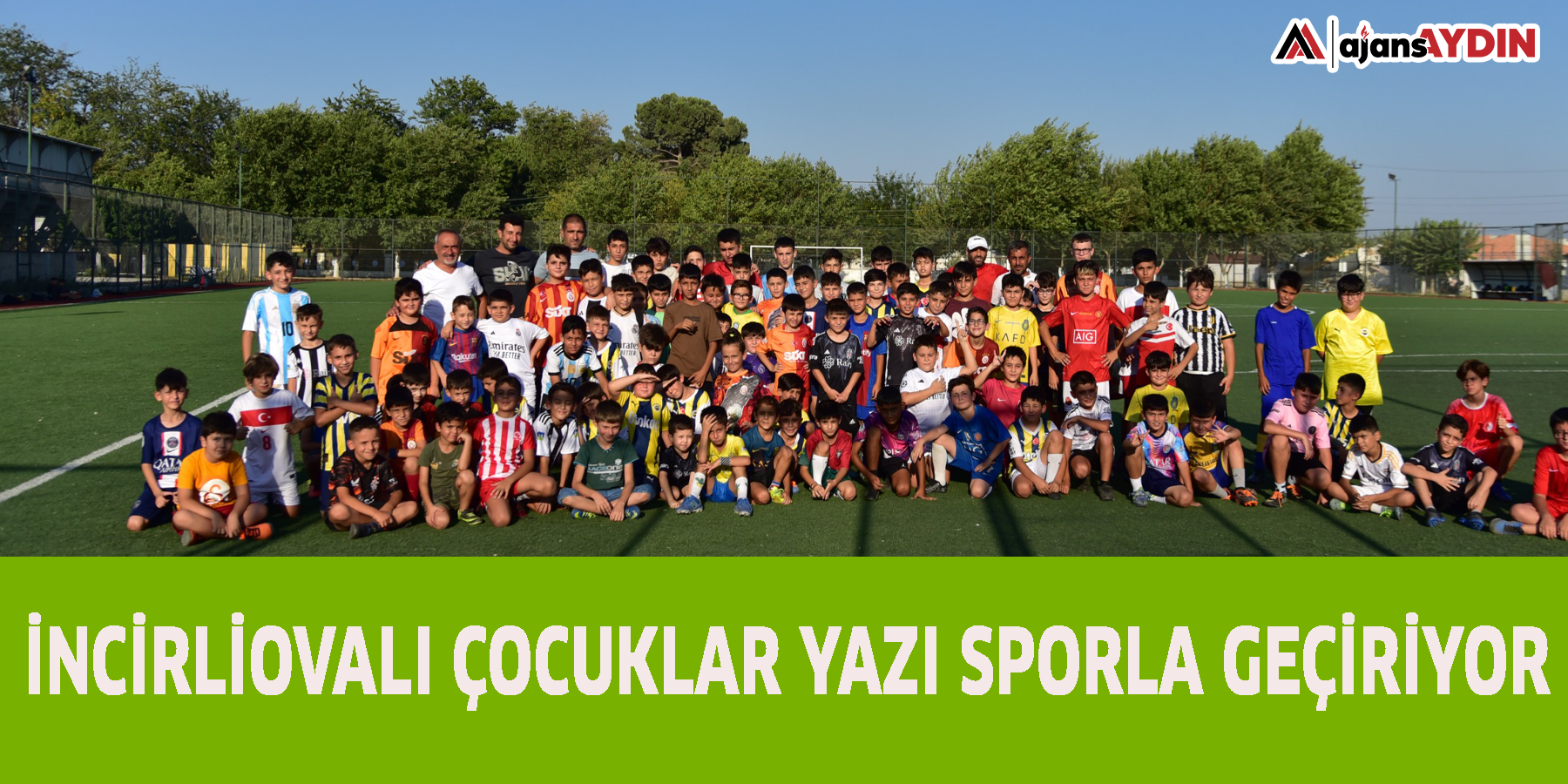 İncirliovalı çocuklar yazı sporla geçiriyor