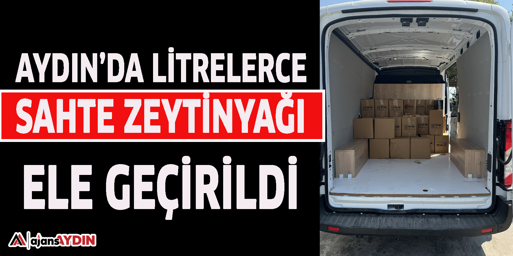 Aydın’da litrelerce sahte zeytinyağı ele geçirildi