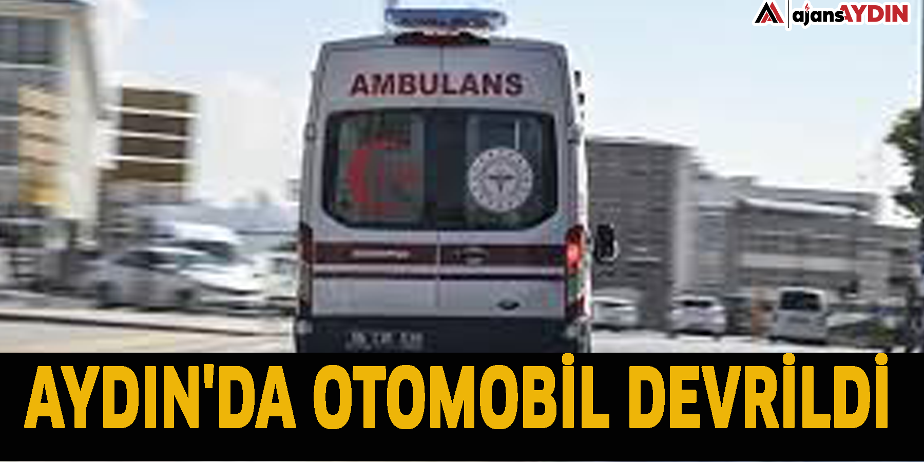 Aydın'da otomobil devrildi