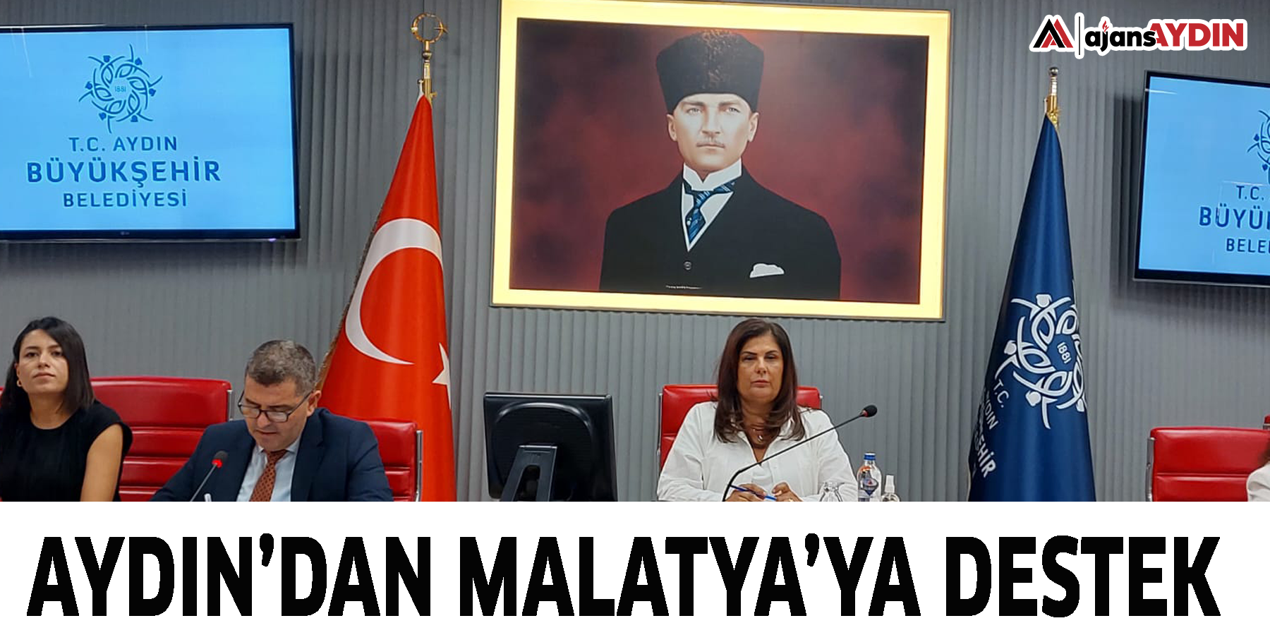 Aydın’dan Malatya’ya destek