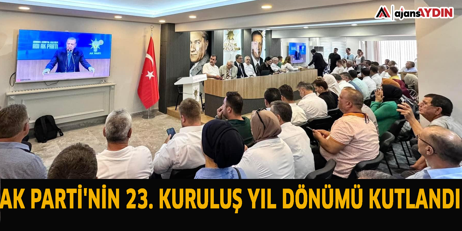 AK Parti'nin 23. kuruluş yıl dönümü kutlandı