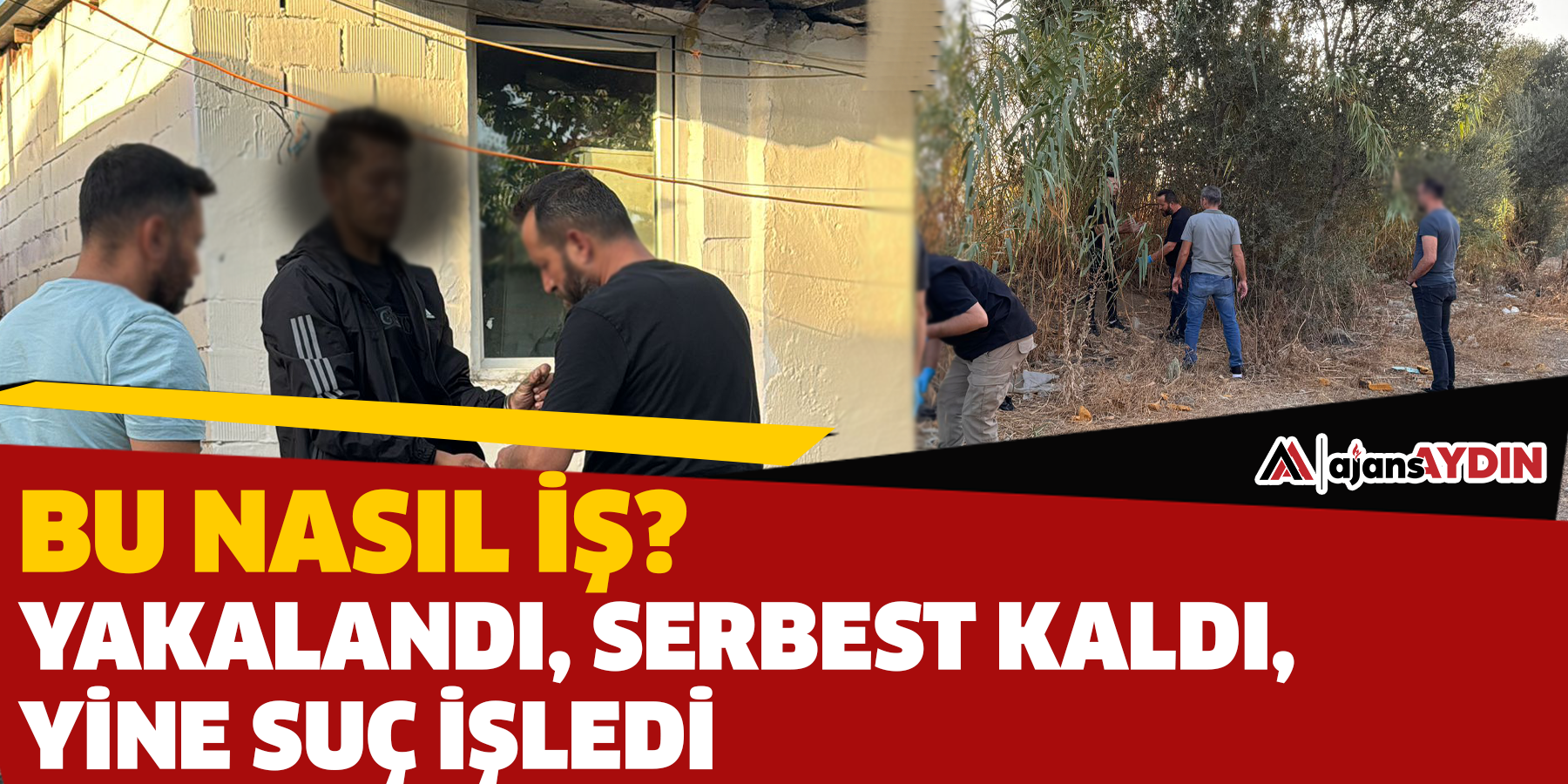 Bu nasıl iş?  Yakalandı, serbest kaldı, yine suç işledi