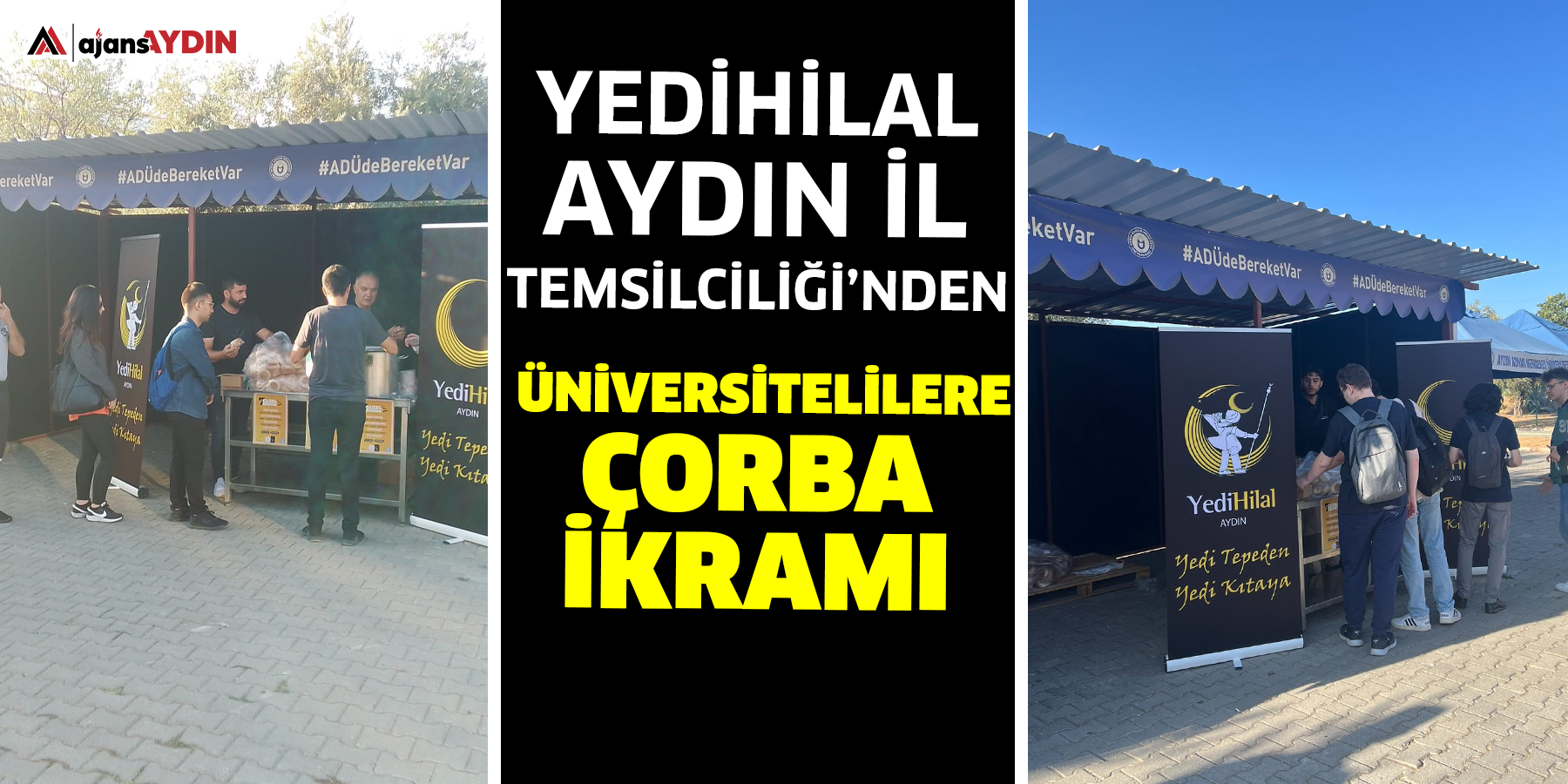 YediHilal Aydın İl Temsilciliği’nden Üniversitelilere Çorba İkramı