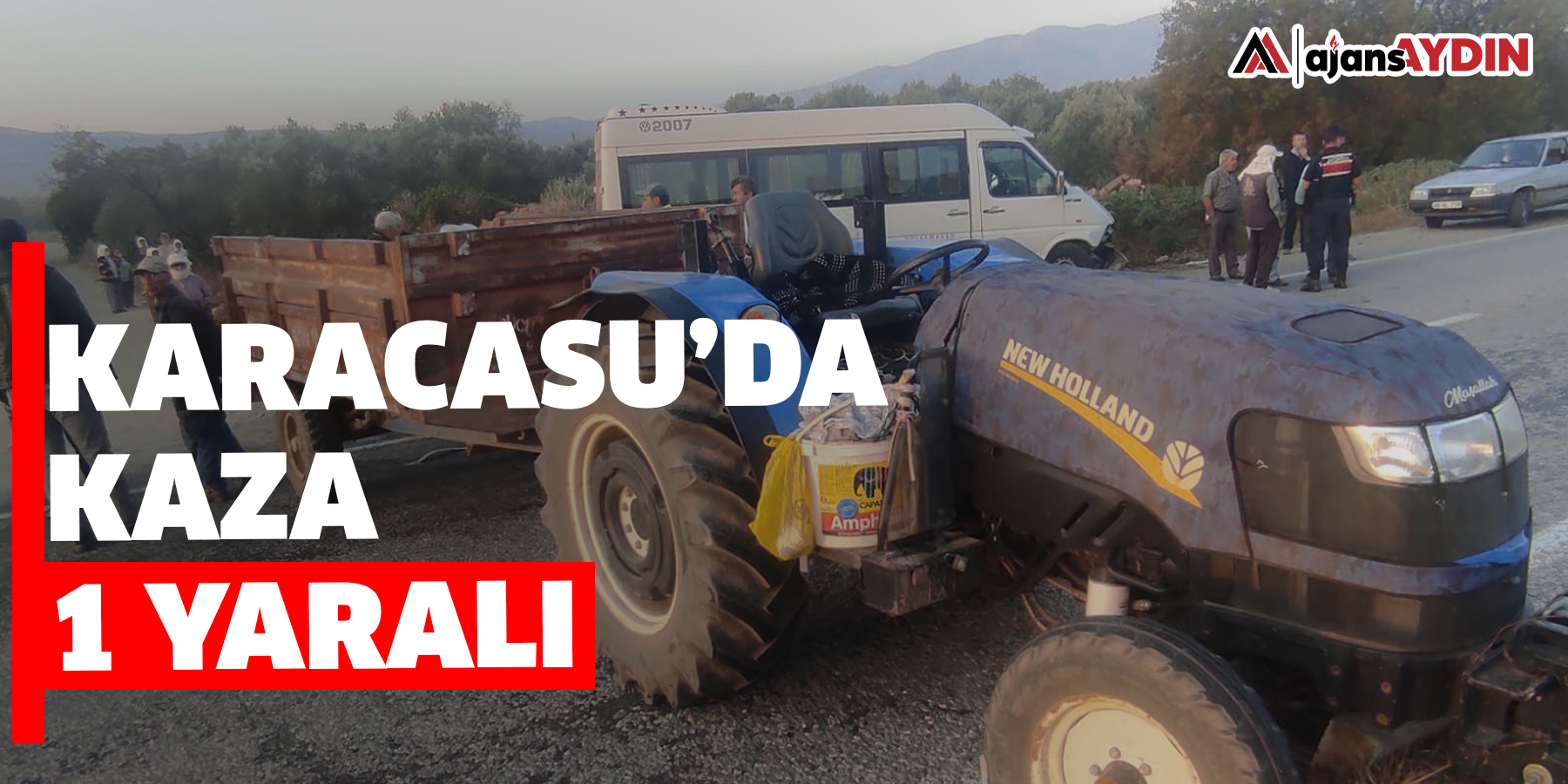 Karacasu’da kaza  1 yaralı