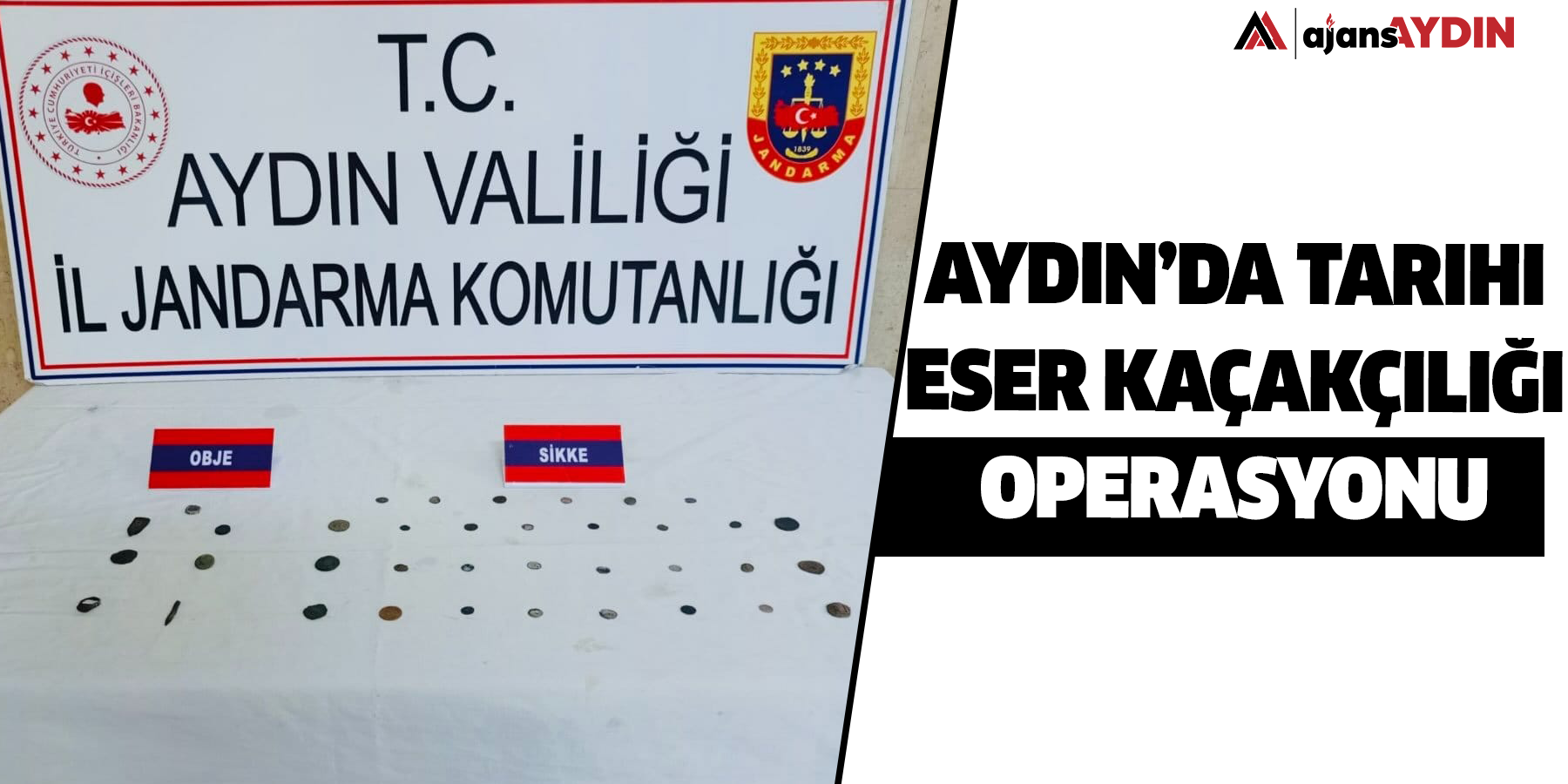 Aydın’da tarihi eser kaçakçılığı operasyonu