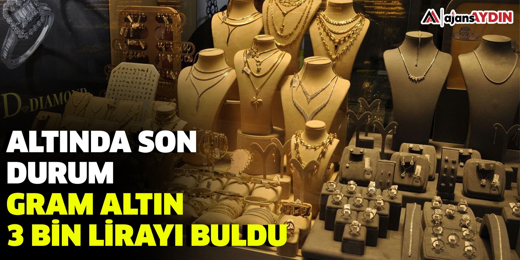 Altında son durum  Gram Altın 3 Bin Lirayı Buldu