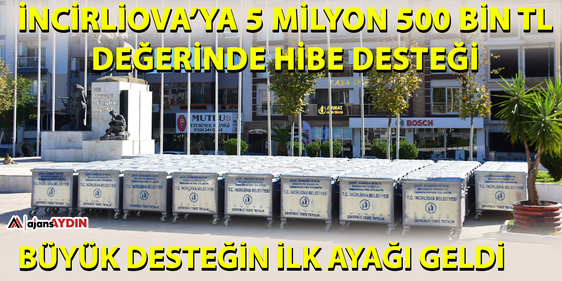 İncirliova’ya 5 Milyon 500 Bin TL değerinde hibe desteği  Büyük desteğin ilk ayağı geldi