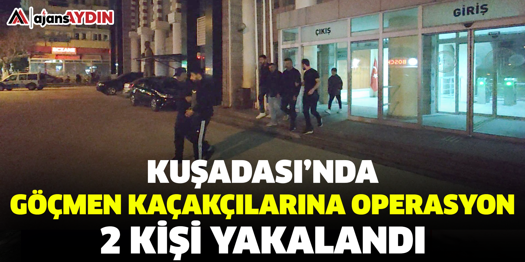 Kuşadası’nda göçmen kaçakçılarına operasyon  2 kişi yakalandı