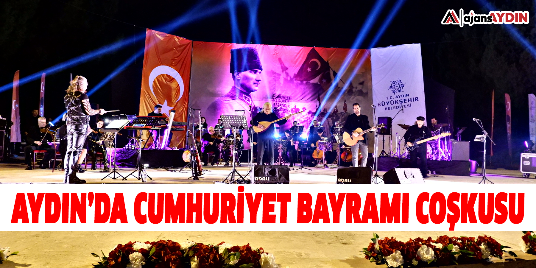 Aydın’da Cumhuriyet Bayramı coşkusu