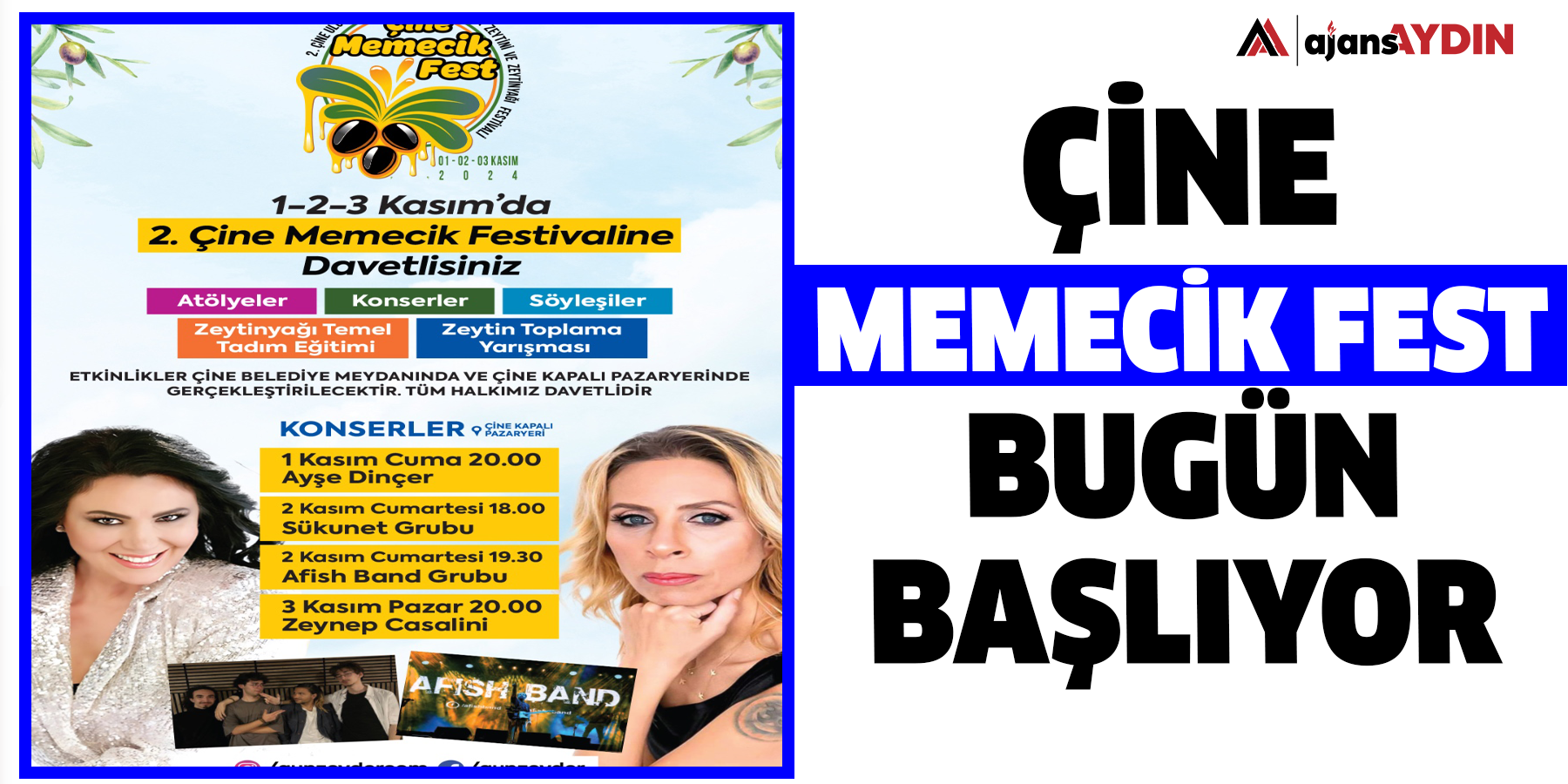 Çine Memecik Fest, Bugün Başlıyor