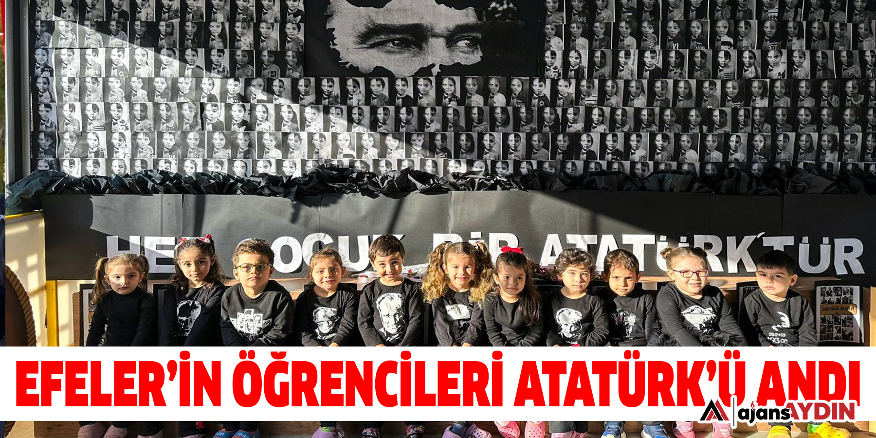 Efeler’in Öğrencileri Atatürk’ü Andı