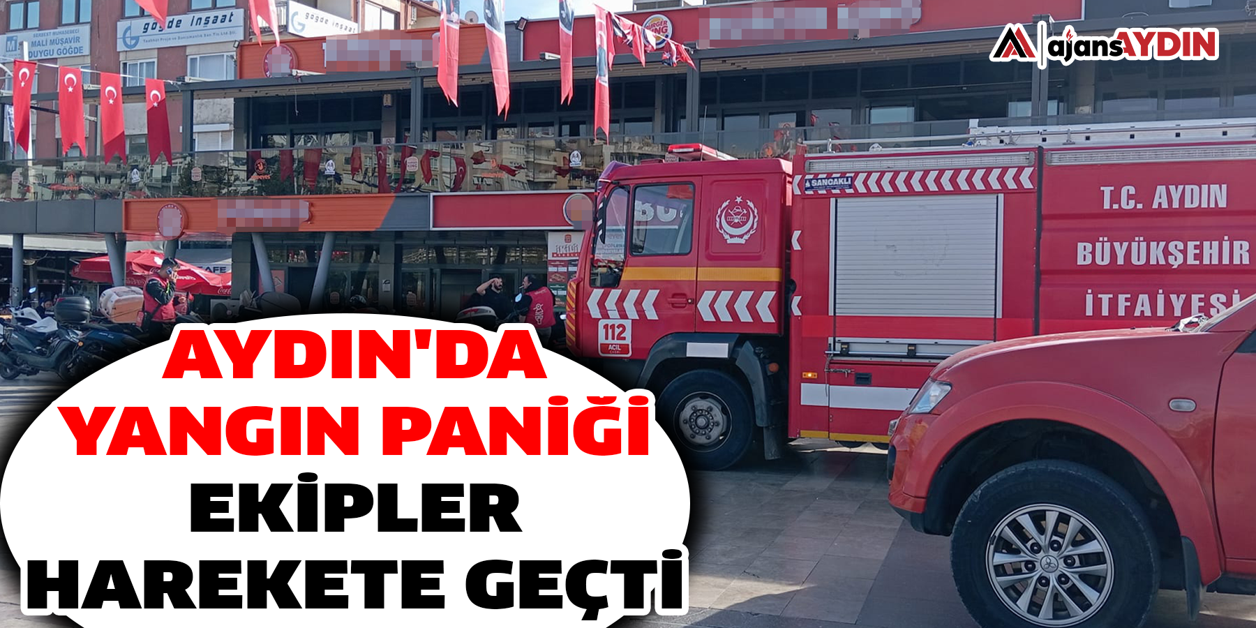 Aydın'da yangın paniği: Ekipler harekete geçti