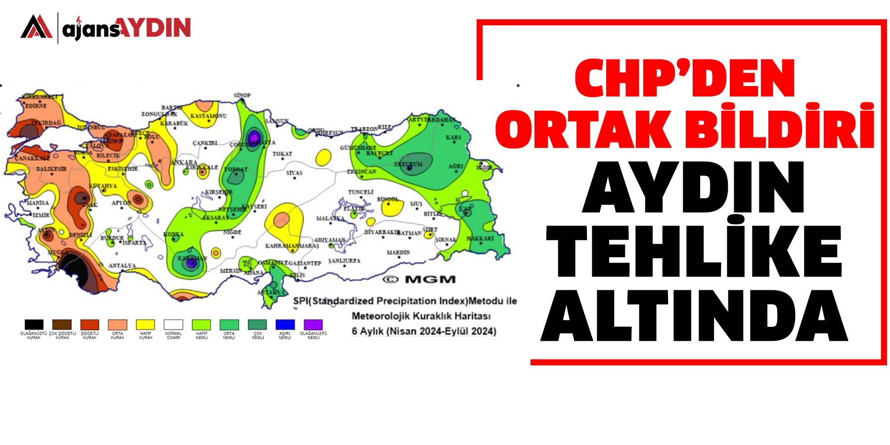 CHP'den Ortak Bildiri Aydın Tehlike Altında